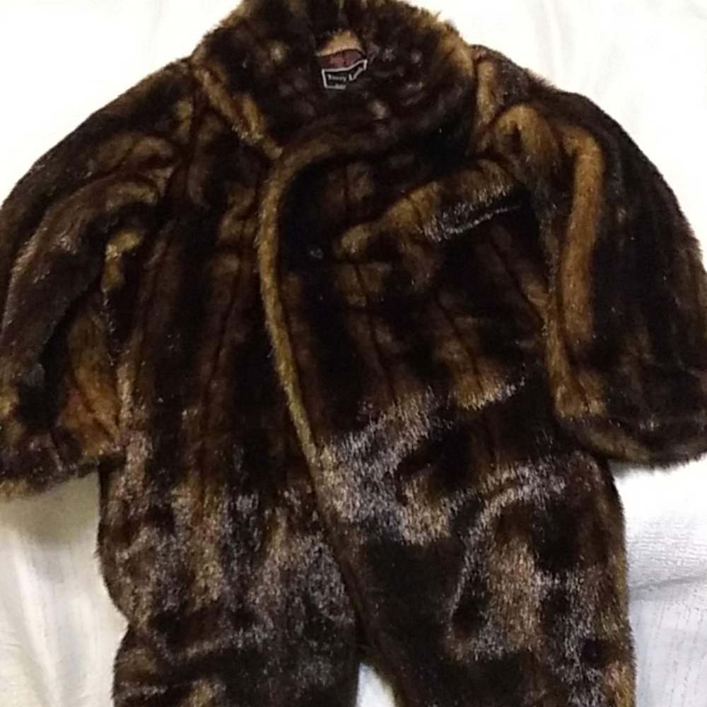 Classic faux fur coat by Terry Lewis